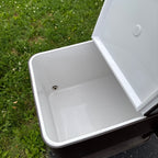 Estate Liquidation Special - Metal Porch Beer Soda Cooler on Stand