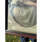 SCARCE The Girl I Left Behind WW1 World War Litho Poster Military Victorian Framed