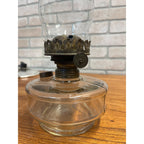 Antique Victorian Cast Iron Wall Bracket Oil Lamp Swing Arm Complete