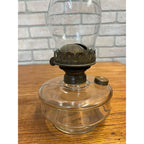 Antique Victorian Cast Iron Wall Bracket Oil Lamp Swing Arm Complete