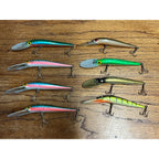 Vintage Rapala Deep Thunder Stick Lures - Used - Lot 8 Jerkbait Thundersitck