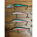 Vintage Rapala Deep Thunder Stick Lures - Used - Lot 8 Jerkbait Thundersitck