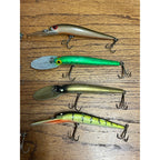 Vintage Rapala Deep Thunder Stick Lures - Used - Lot 8 Jerkbait Thundersitck