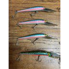 Vintage Rapala Deep Thunder Stick Lures - Used - Lot 8 Jerkbait Thundersitck
