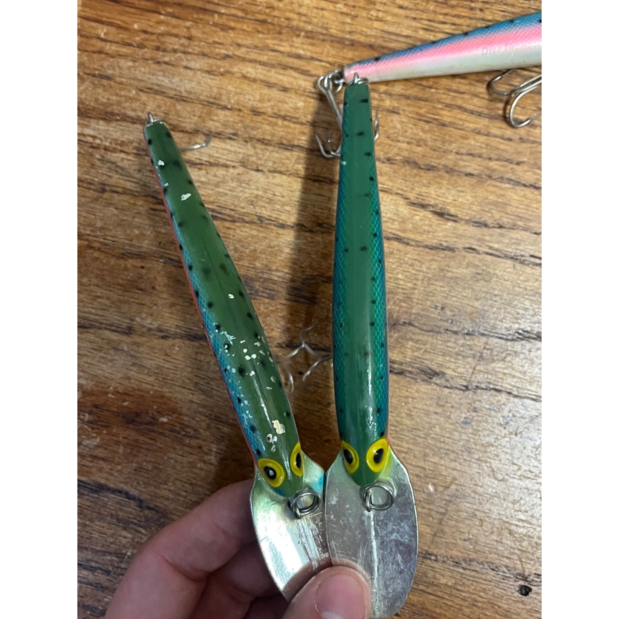 Vintage Rapala Deep Thunder Stick Lures - Used - Lot 8 Jerkbait Thundersitck