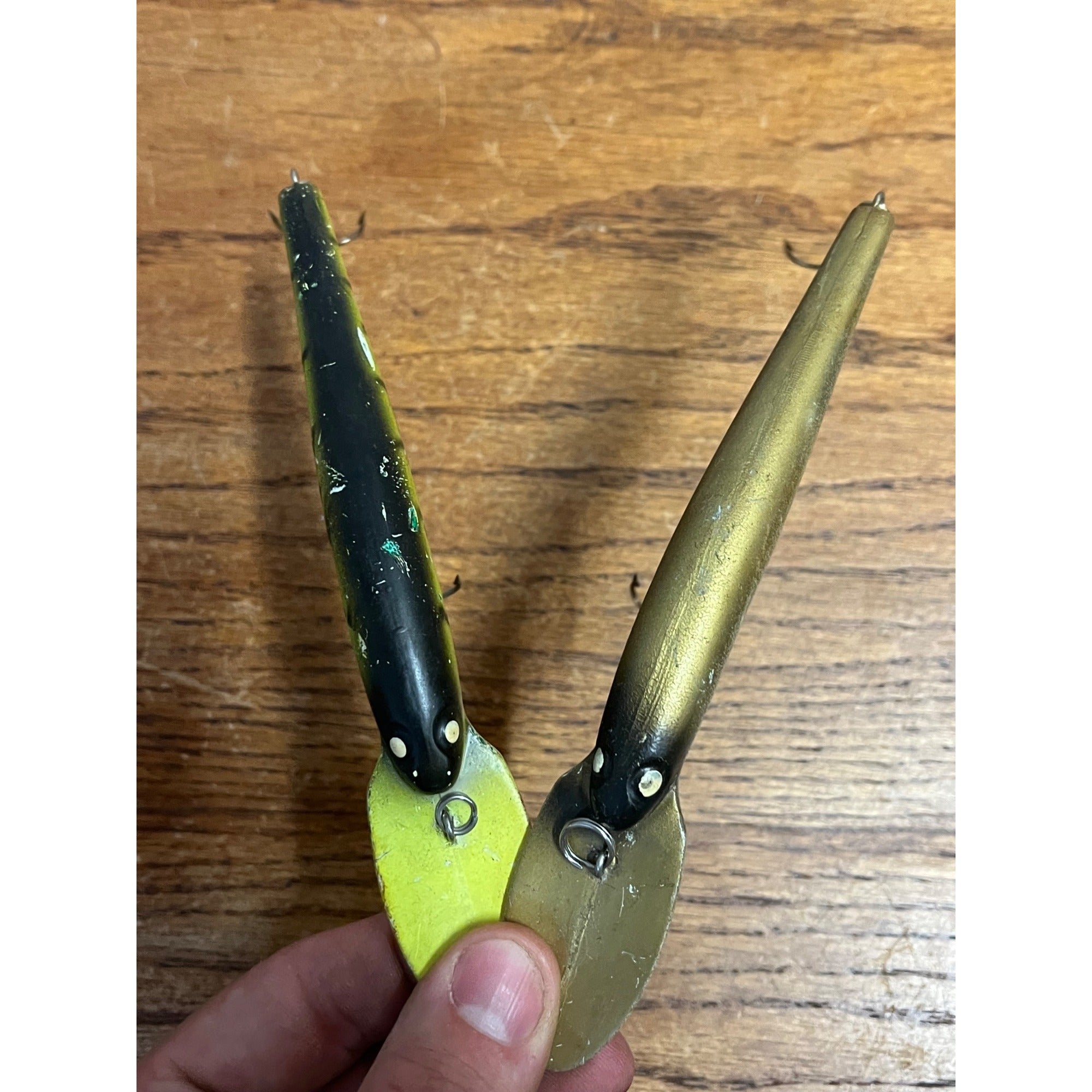 Vintage Rapala Deep Thunder Stick Lures - Used - Lot 8 Jerkbait Thundersitck