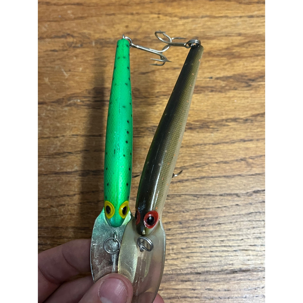 Vintage Rapala Deep Thunder Stick Lures - Used - Lot 8 Jerkbait Thundersitck