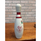 Vintage Beam’s Ten Pin 10 Year Bourbon Whiskey Bowling Pin Empty Bottle 750ml