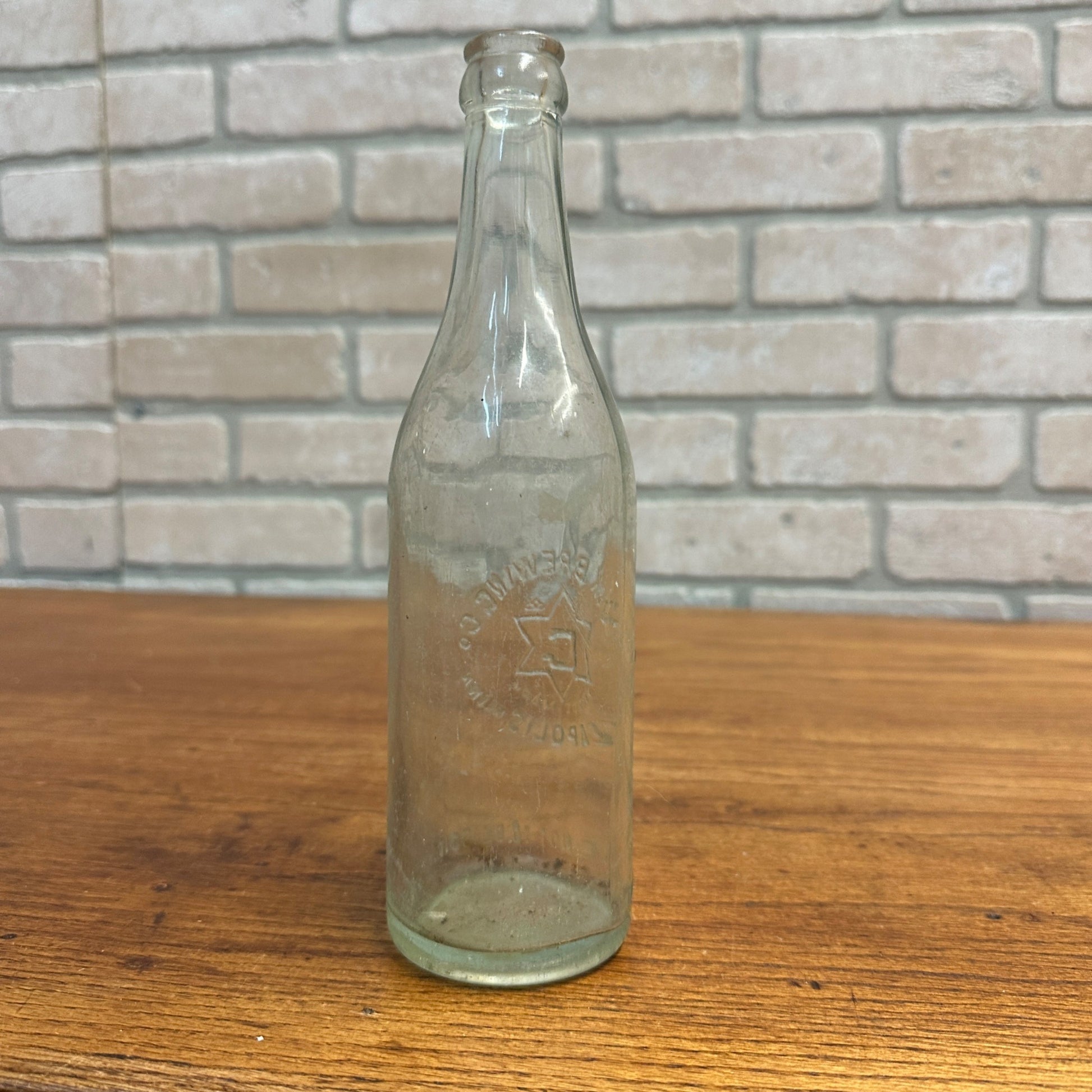 Gluek Brewing Co Minneapolis MN Clear Beer Bottle 1910s-1920s