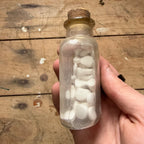 Antique Burroughs Wellcome Tabloid Sodium Biphosphate Pharmacy Bottle w Contents