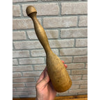 Antique Primitive Wooden Potato Masher Kitchen Utensil Tool Farmhouse AAFA 11"
