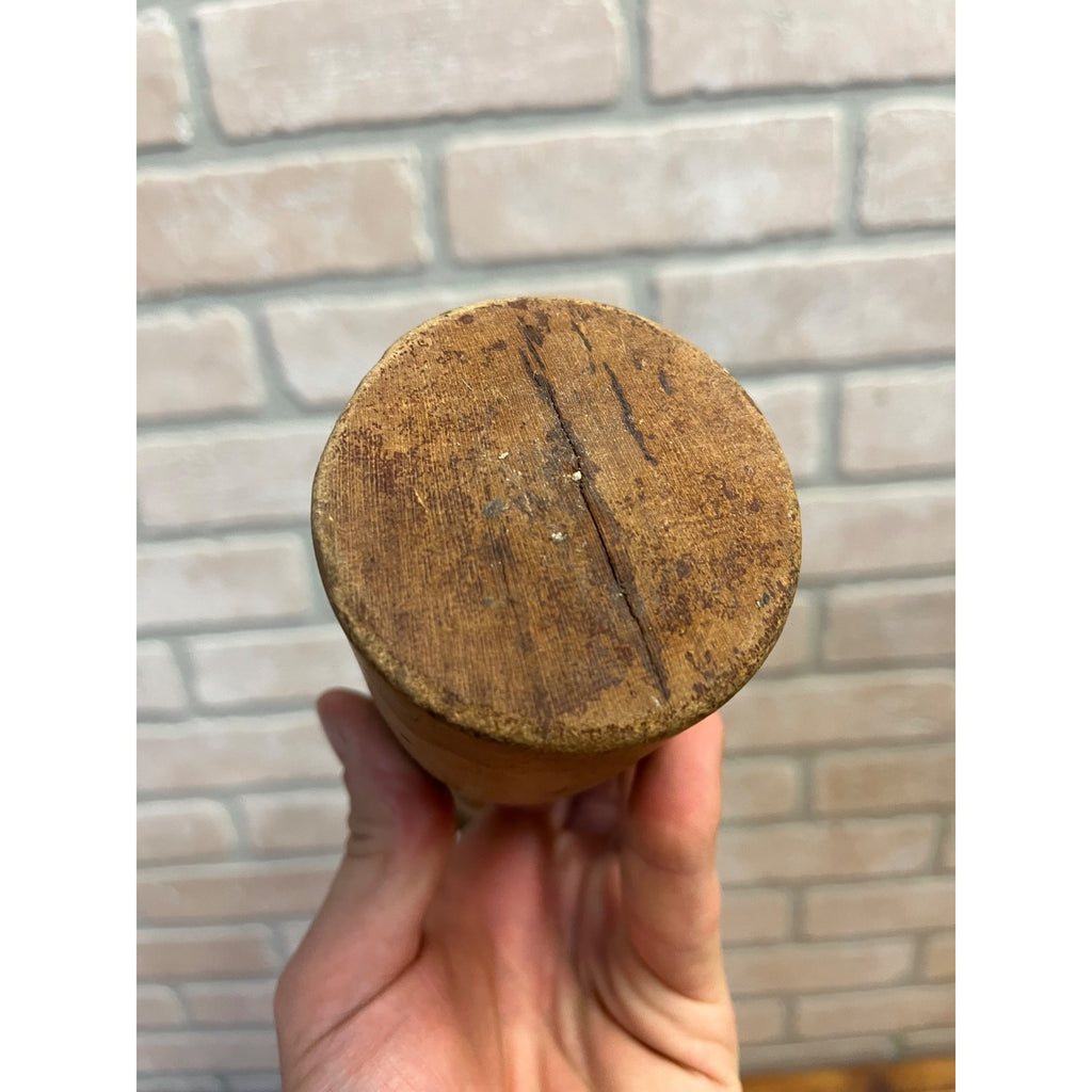 Antique Primitive Wooden Potato Masher Kitchen Utensil Tool Farmhouse AAFA 11"