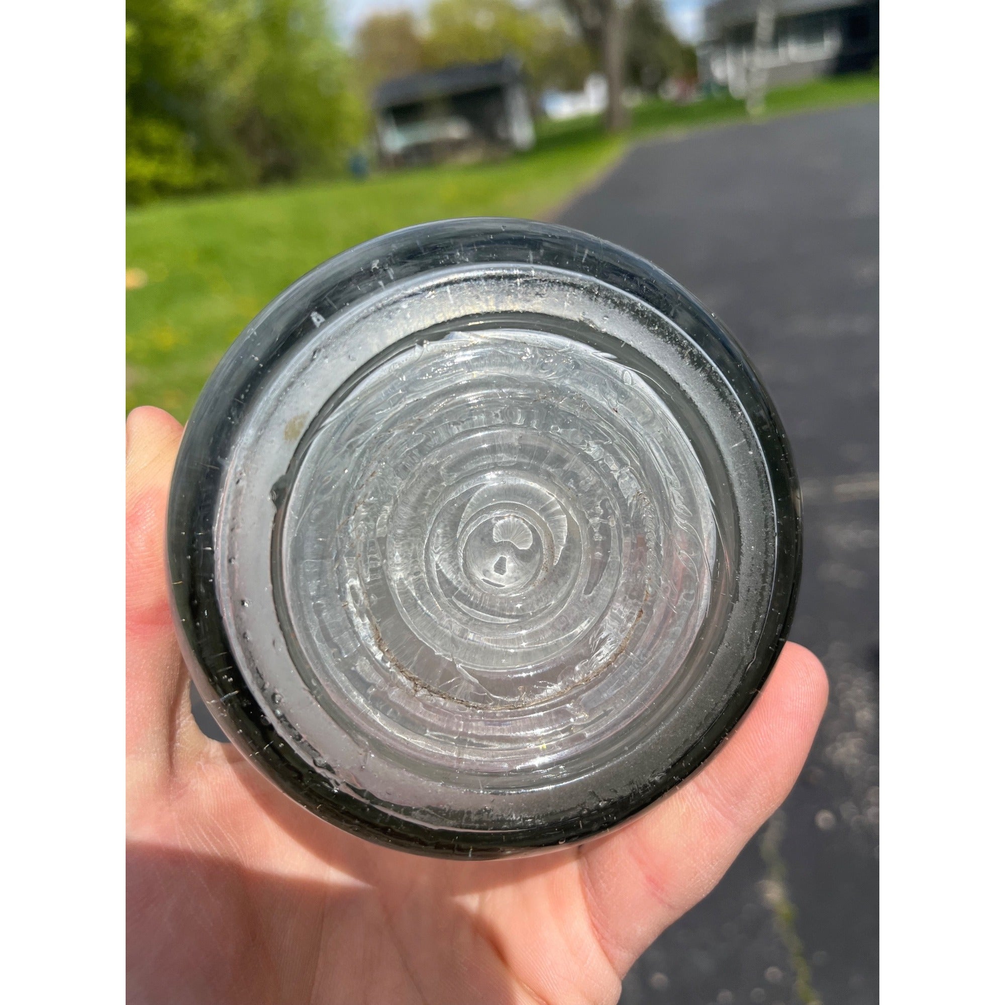 RARE Vintage 1930s Allouez Mineral Spring Co. Green Bay Wis. Clear Seltzer Bottle