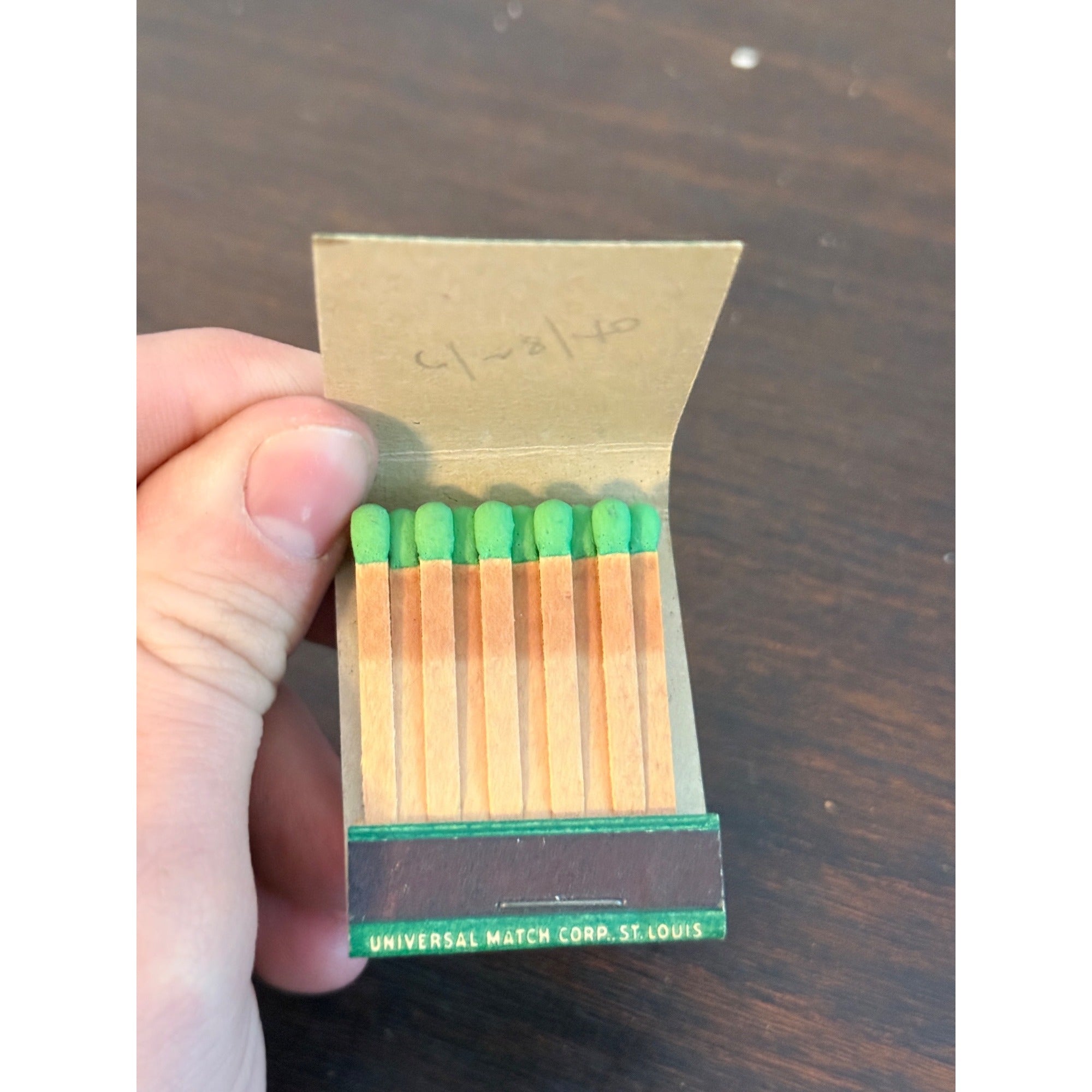 Vintage Mayer Hotel Port Washington Wisconsin WI Unstruck FULL Matchbook Restaurant