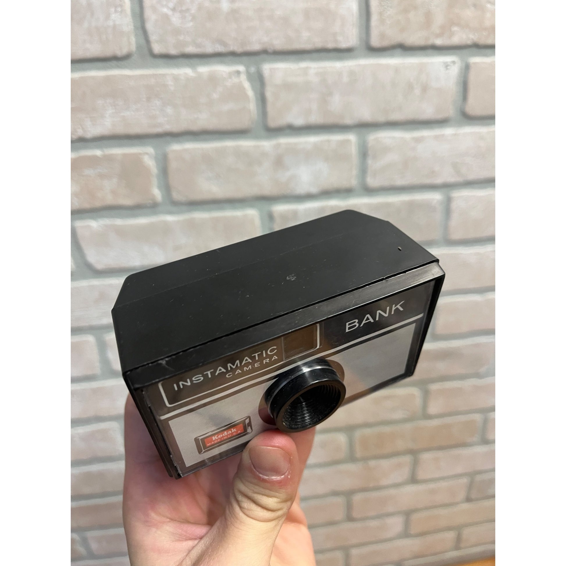 Vintage 1960s Kodak Instamatic Camera Hard Plastic Savings Coin Bank