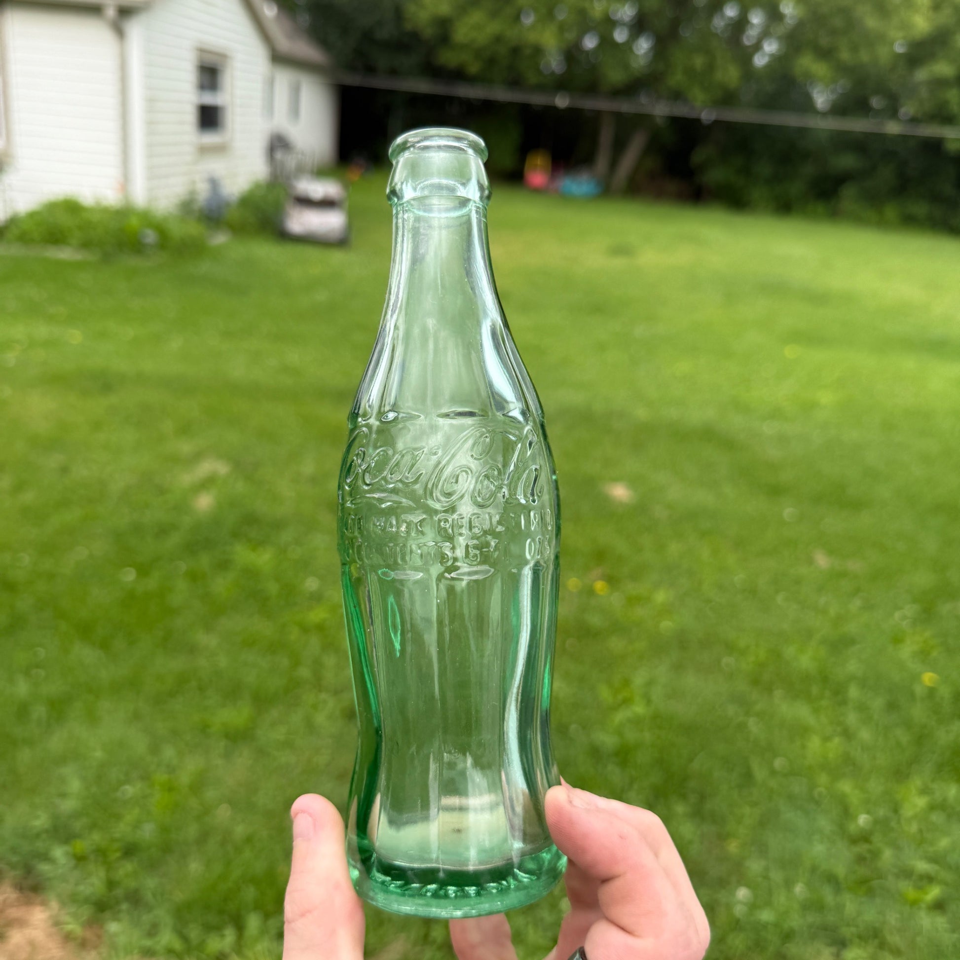 Vintage Coca Cola 6oz Hobbleskirt Bottle~ Goldsboro NC - Christmas Dec 25 1923