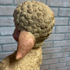 Vintage 50s Rubber Squeak Lamb Toy Sun Rubber Co. Squeaker Works 1955