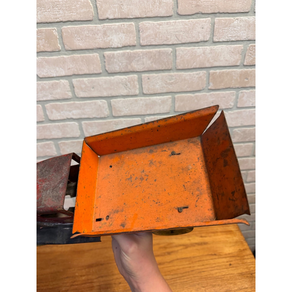 Vintage 1930s Wyandotte Pressed Steel Dump Truck Toy Torrington Needle Bearings