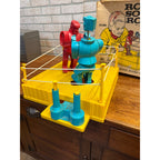 Vintage 1960's MARX ROCK 'EM SOCK 'EM ROBOTS Plastic Toy w/ Original Box