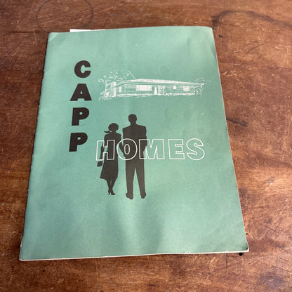 Capp Homes 1970s House Floor Plans Mid Century Modern Catalog MCM Booklet