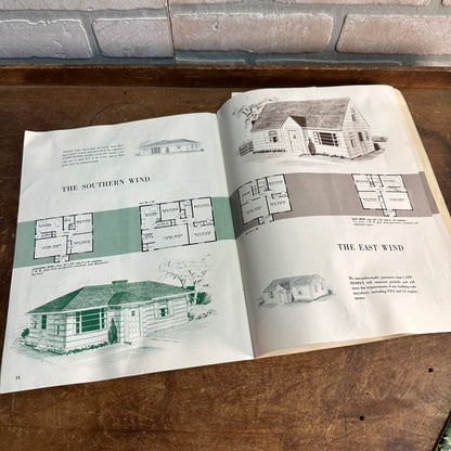 Capp Homes 1970s House Floor Plans Mid Century Modern Catalog MCM Booklet