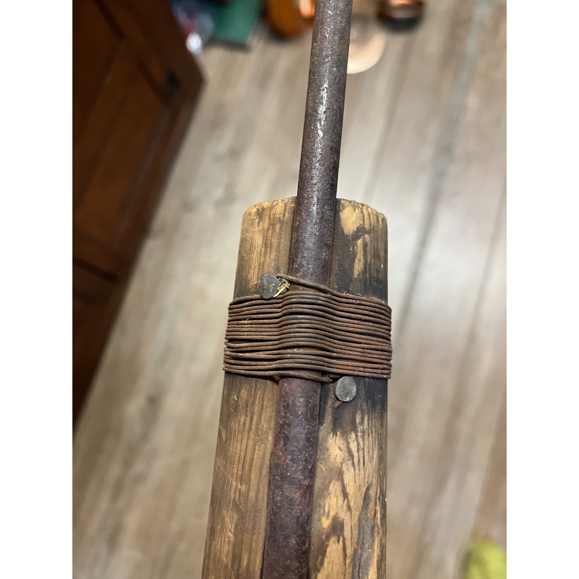 Antique Primitive Gaff Hay Cant Hook Logging Farm Tool 1800s Primitive Cabin Decor