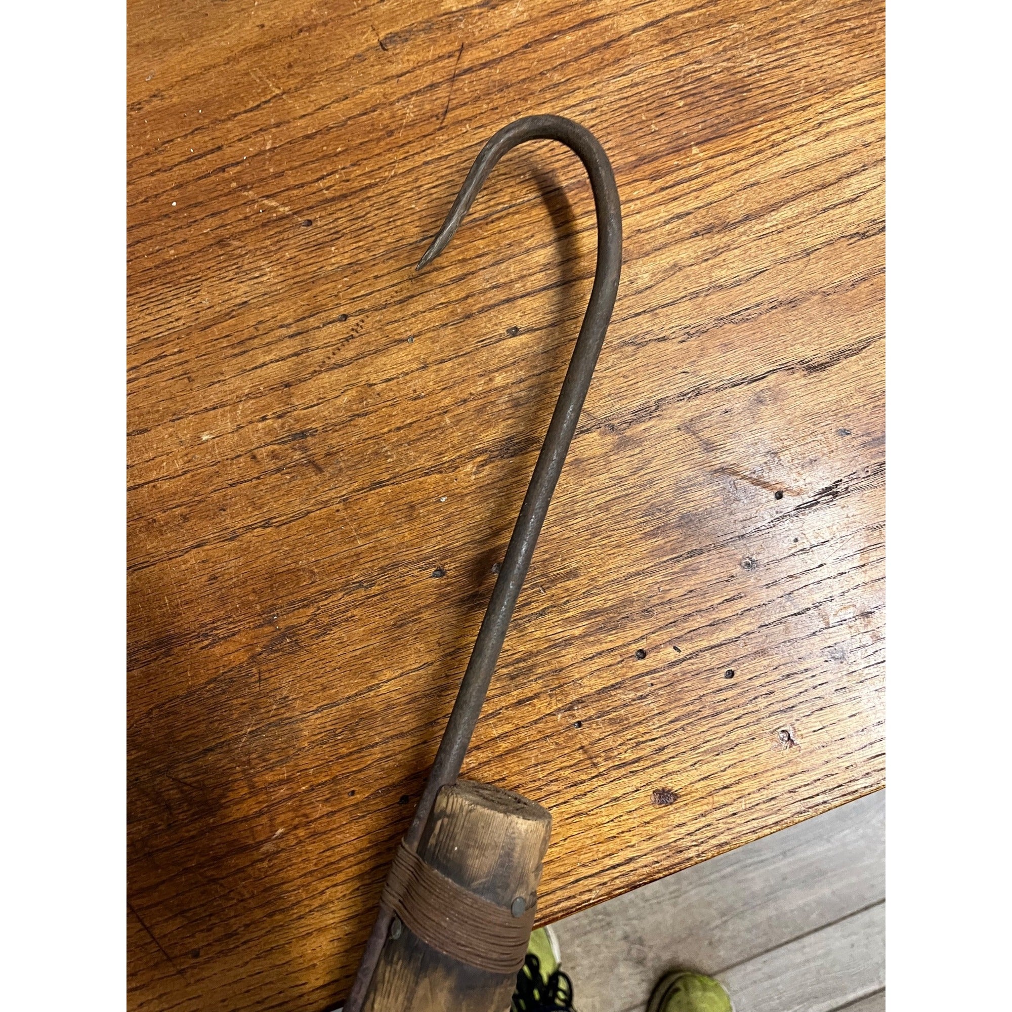 Antique Primitive Gaff Hay Cant Hook Logging Farm Tool 1800s Primitive Cabin Decor