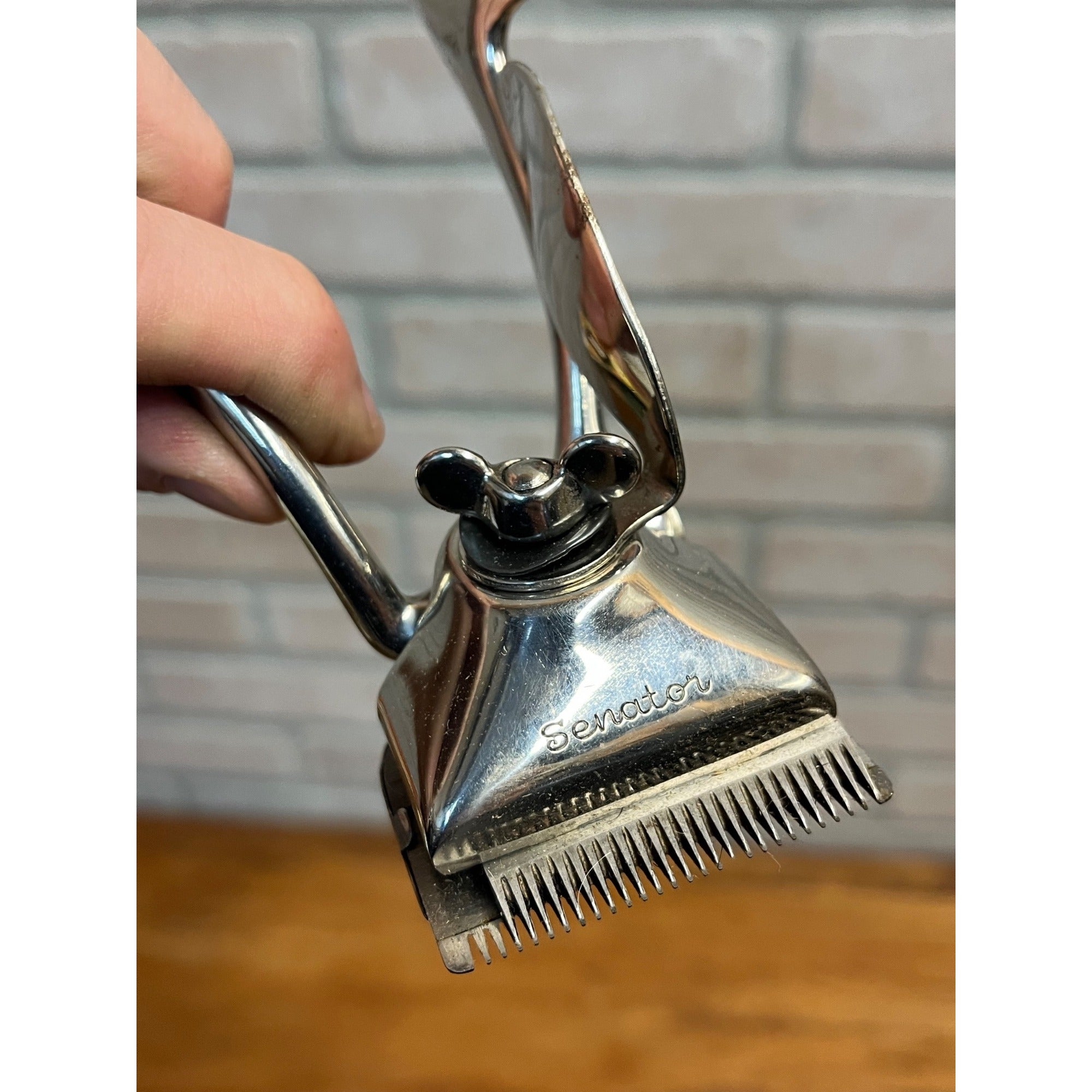 Vintage 1930s Oster Senator Hair Clipper Barber Hand Held Original Box - Racine