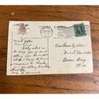 Vintage 1907 Soldier Written Postcard US Monitor Nevada Battleship Postcard