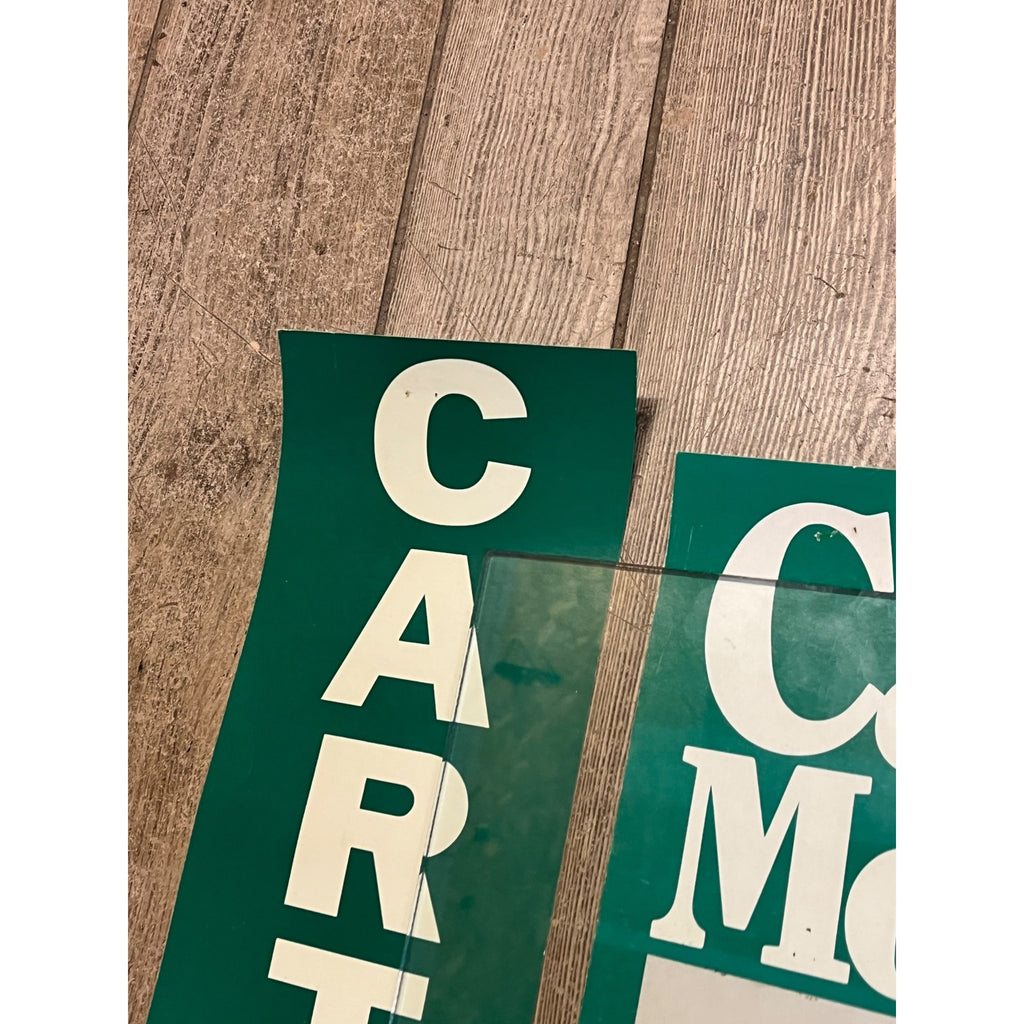 Vintage 1980 Jimmy Carter Mondale Jugate Campaign Cardstock Rally Posters Lot