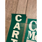 Vintage 1980 Jimmy Carter Mondale Jugate Campaign Cardstock Rally Posters Lot