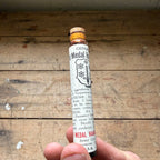 Vintagle Gold Medal Haarlem Oil Labeled Glass Medicine Bottle Tube Brooklyn NY