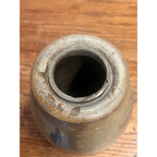 Antique 19th c. Stoneware Wax Seal Pantry Preserve Jar Primitive Kitchen Decor Salt Glazed