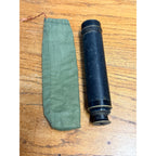 Antique Victorian 1890s Leather-Wrapped Brass Telescope Spyglass Maritime 22.5"