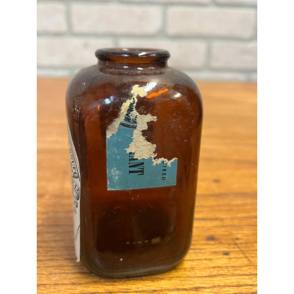 Antique Vintage 1920s Tobacco Scotch & Rappee Snuff Bottle - Levi Garrett & Sons Empty