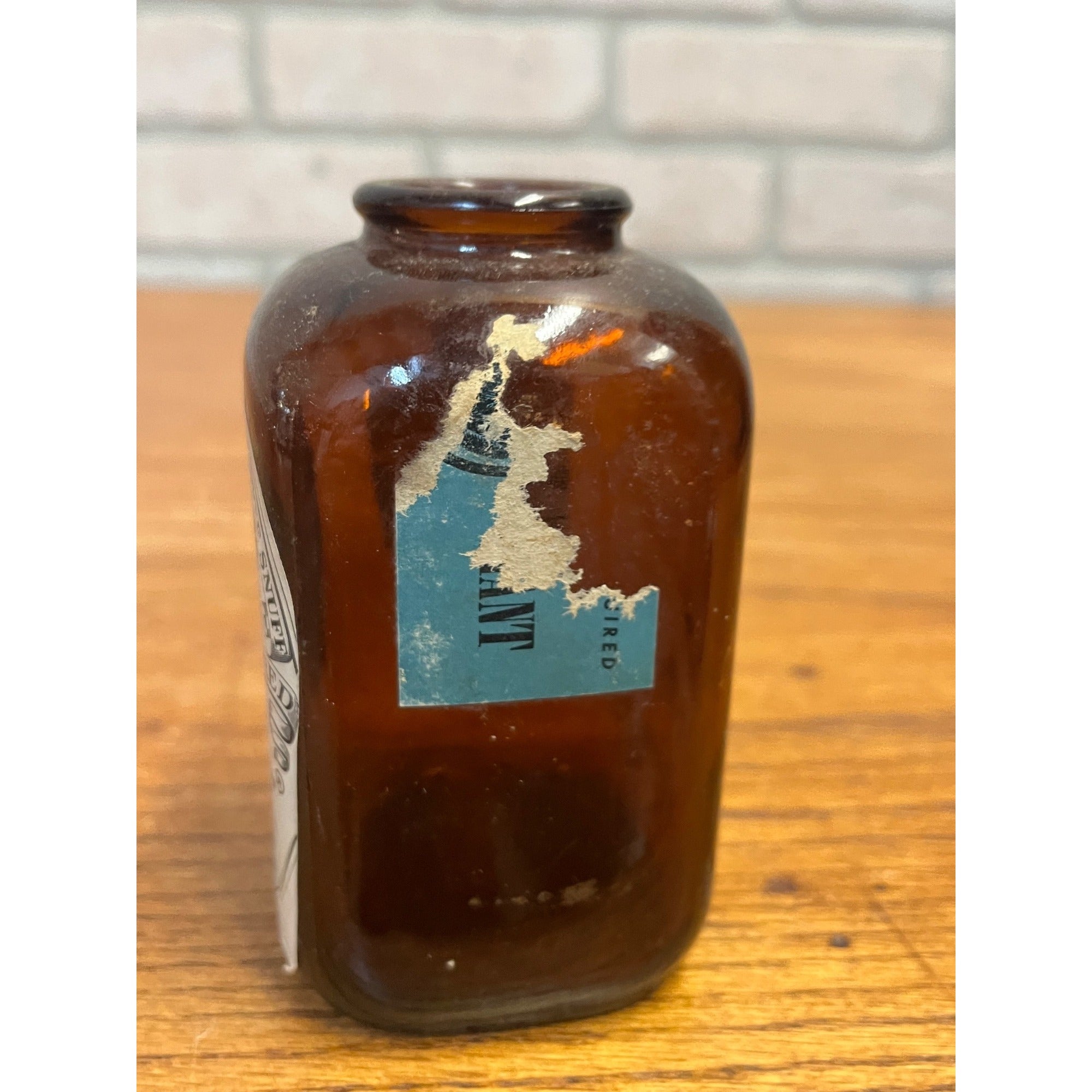 Antique Vintage 1920s Tobacco Scotch & Rappee Snuff Bottle - Levi Garrett & Sons Empty