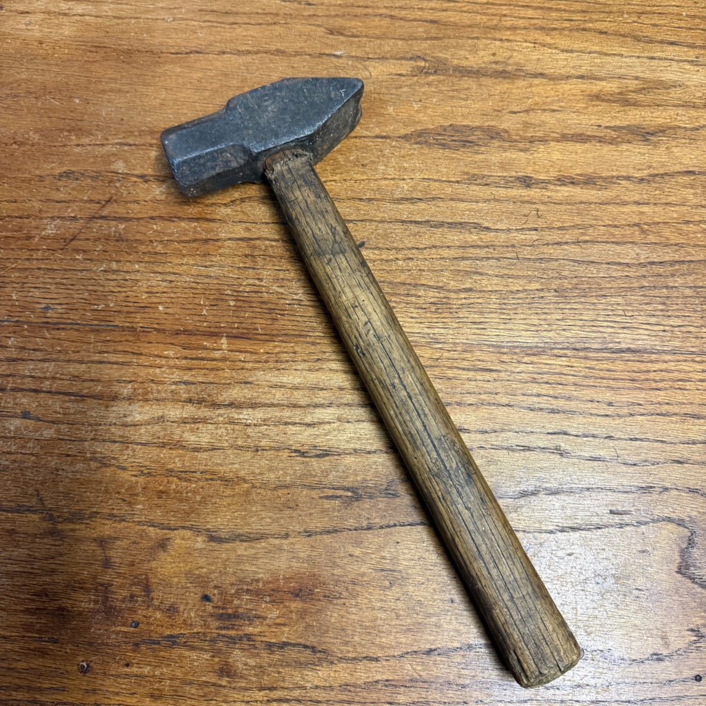 Vintage Hand Tool Wedge Sledge Hammer With Wooden Handle Blacksmith Tool