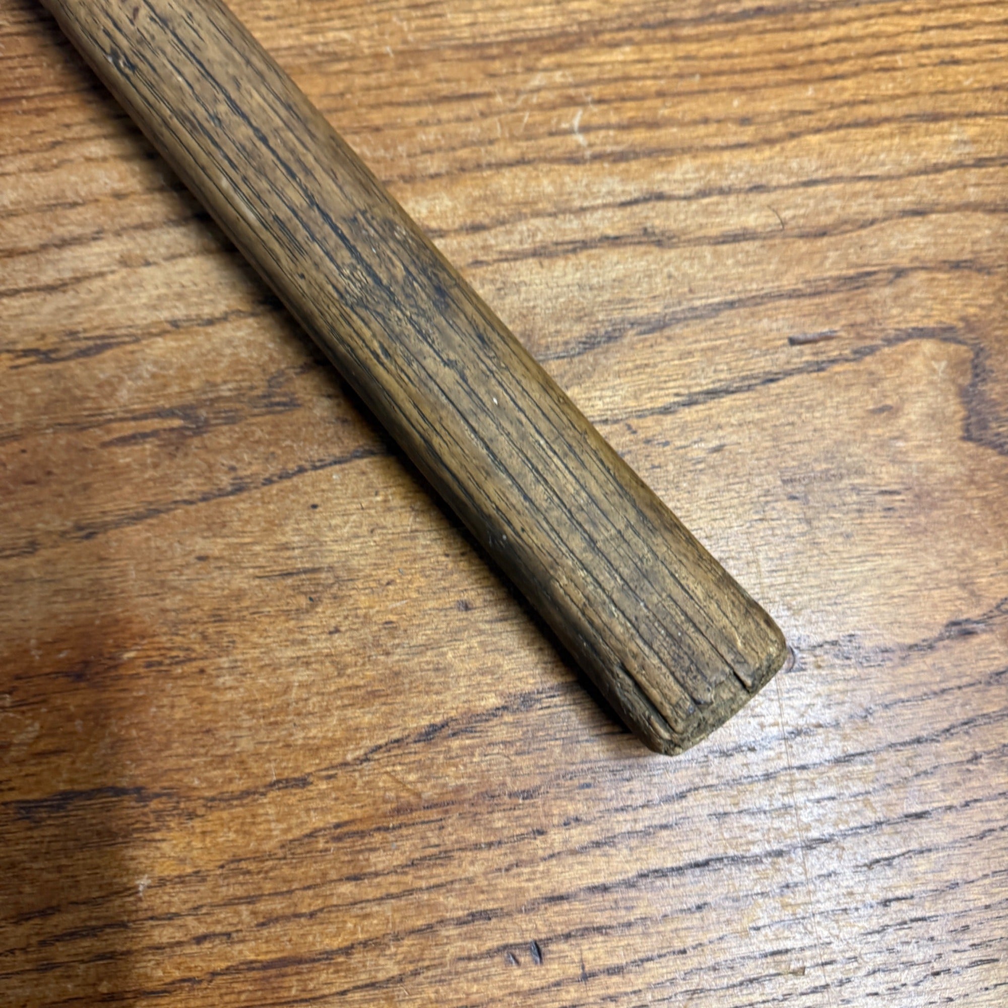 Vintage Hand Tool Wedge Sledge Hammer With Wooden Handle Blacksmith Tool