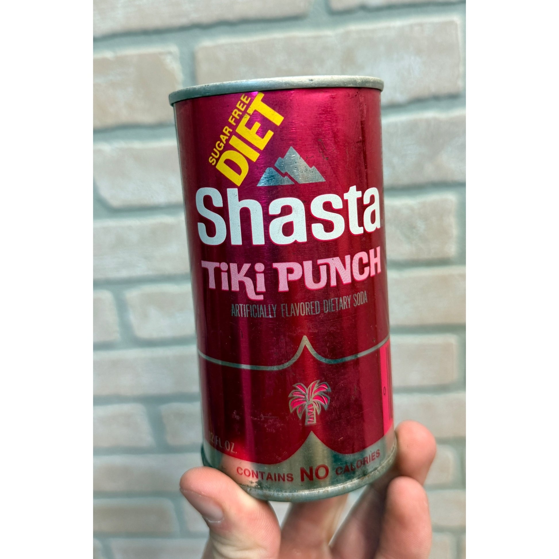 Shasta Tiki Punch Hayward CA Pull Tab Soda Can