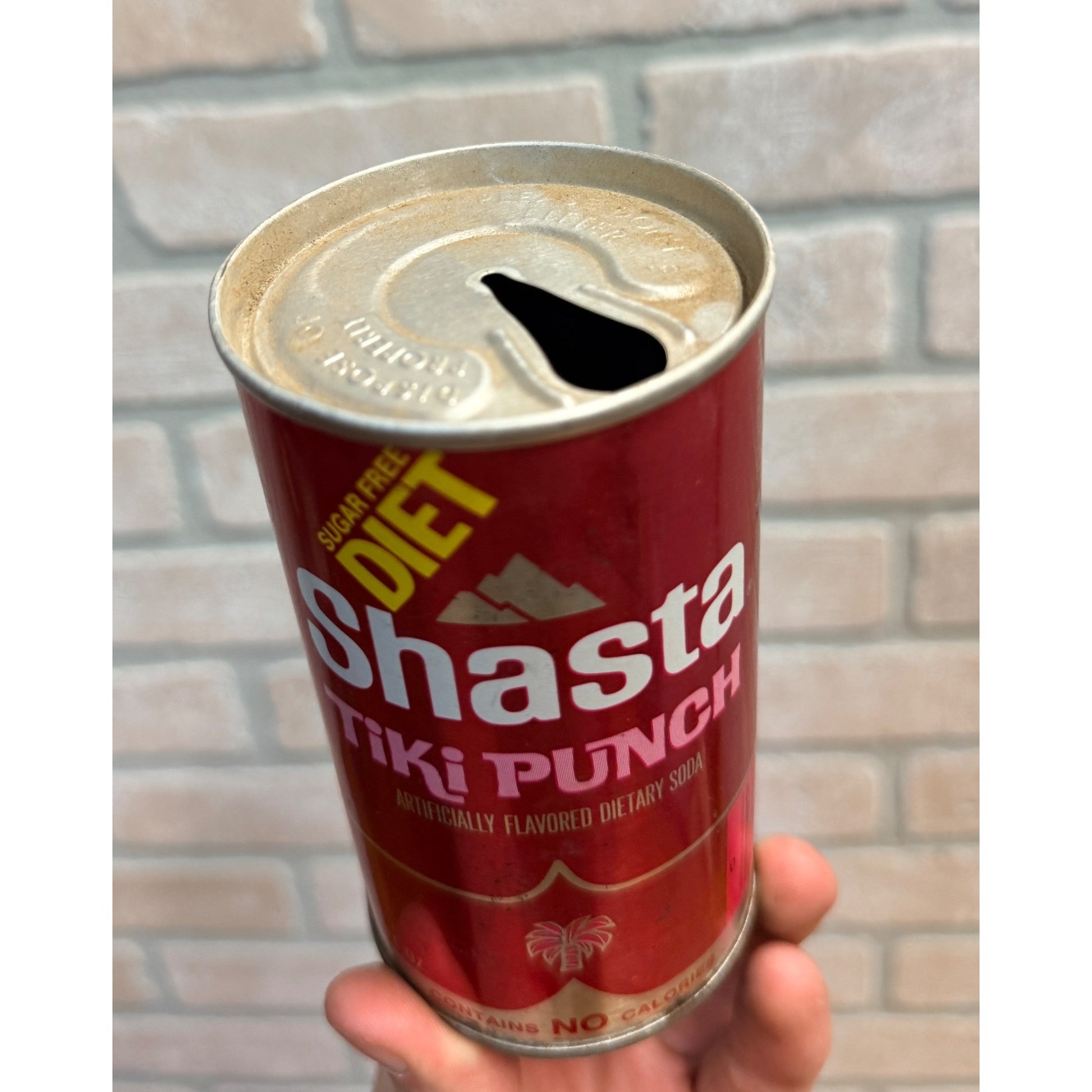 Shasta Tiki Punch Hayward CA Pull Tab Soda Can