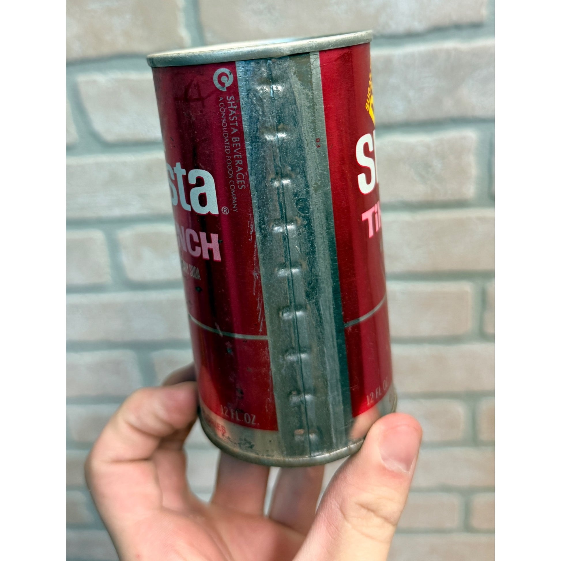 Shasta Tiki Punch Hayward CA Pull Tab Soda Can