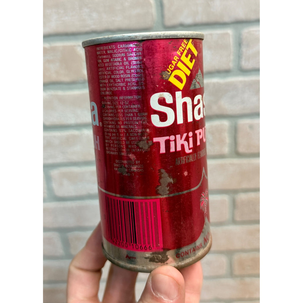 Shasta Tiki Punch Hayward CA Pull Tab Soda Can