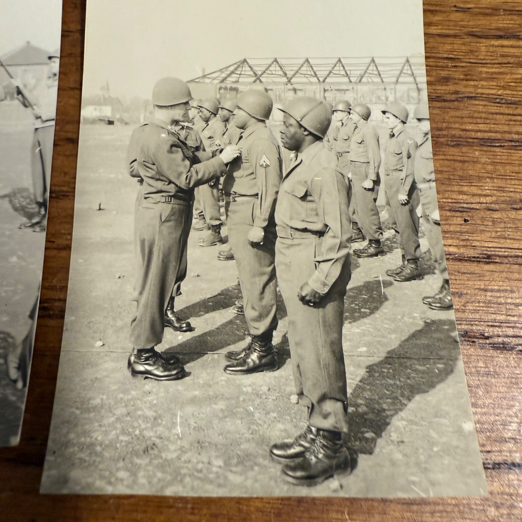 (3) WW2 Military Colored Troops 12th FH Infantry Real Photos