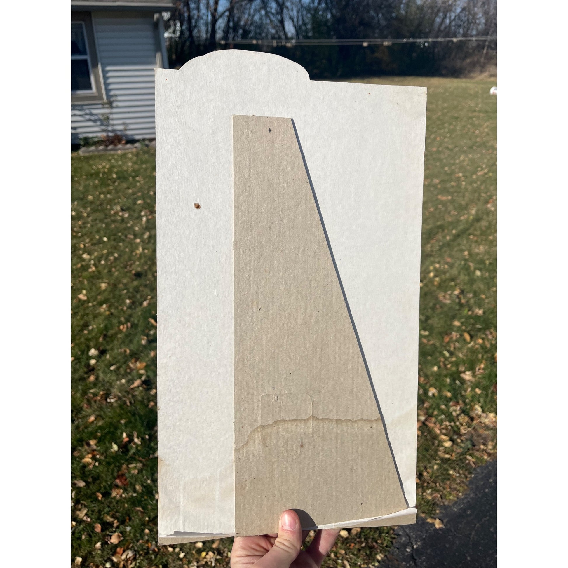 Vintage Rexall Mouth Wash Cardboard Advertising Easel Sign Drug Store Display