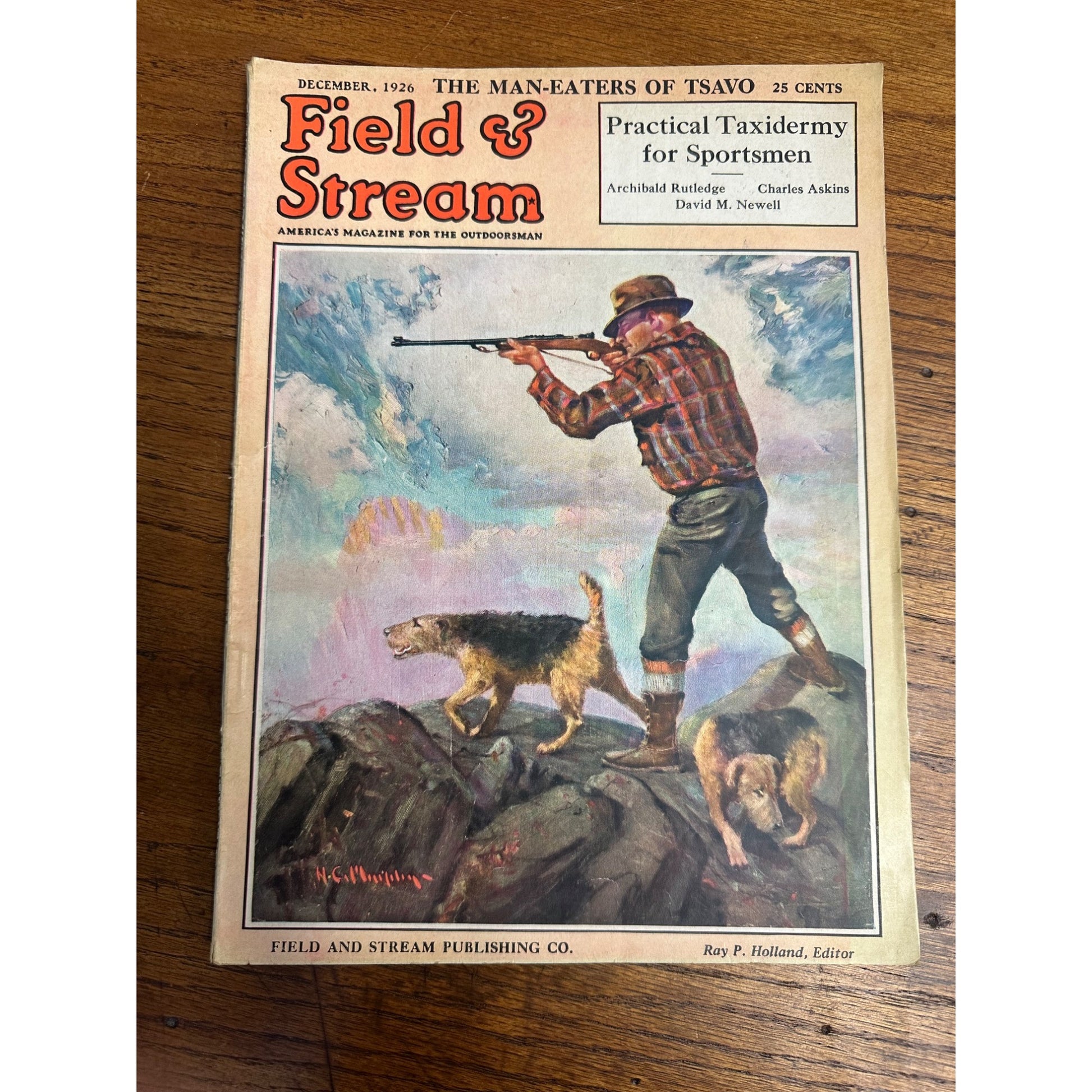 Vintage Field & Stream Outdoorsman Magazine (December 1926) No 8 Hunting Fishing