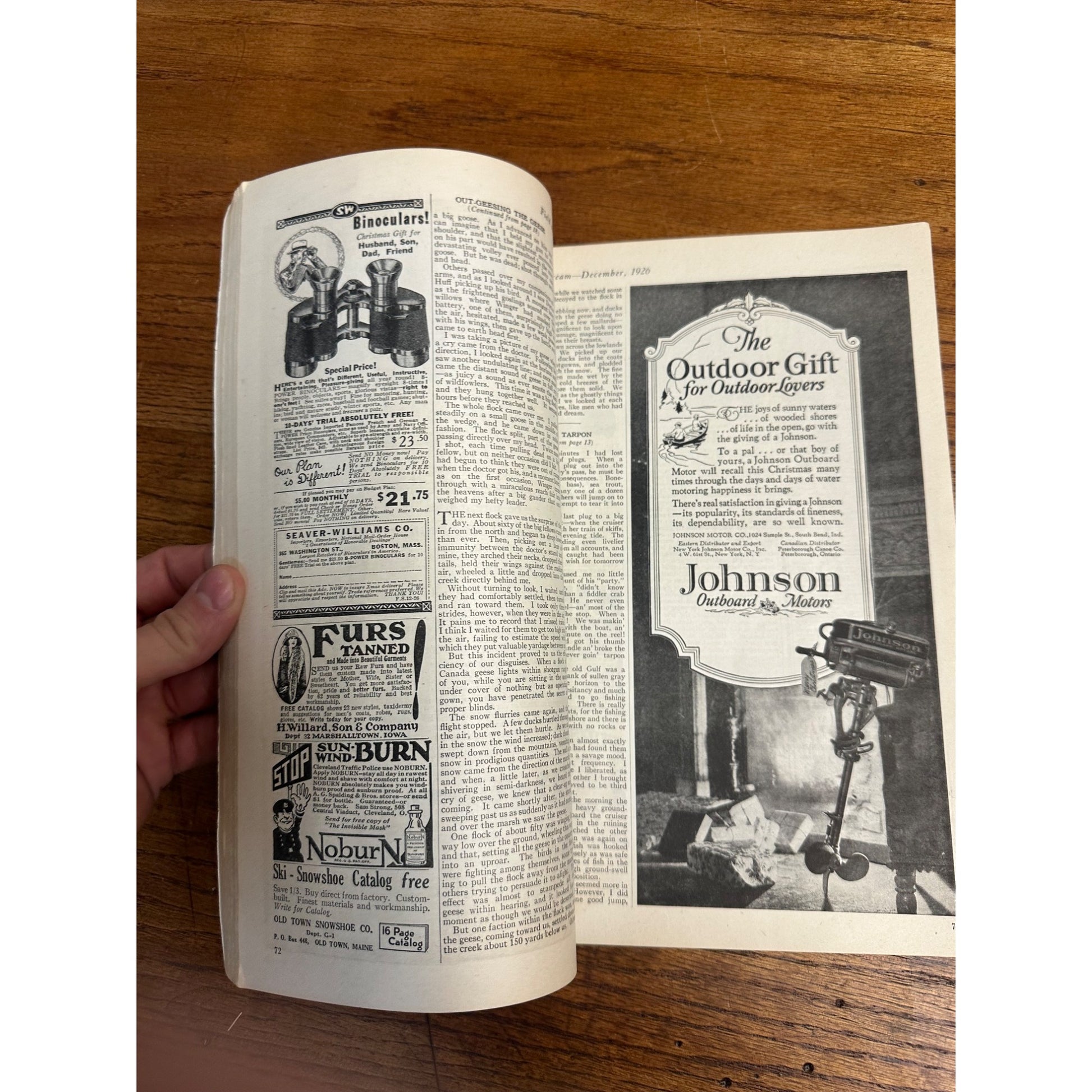 Vintage Field & Stream Outdoorsman Magazine (December 1926) No 8 Hunting Fishing