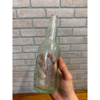 Pre-Pro Val Blatz Brewing Company Milwaukee Vintage Aqua Blue Clear Beer Bottle