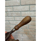 Antique Millers Falls Co. Egg Beater Style Hand Crank Drill Auger Tool Old Greenfield, Massachusetts