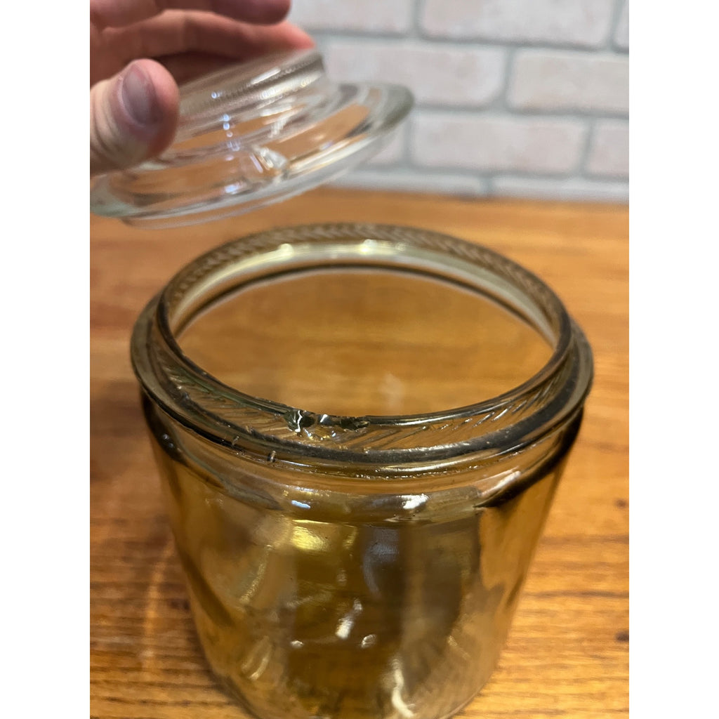 Antique 1890-1900 Glass R.J. Reynolds Tobacco Jar 5 Th District Factory No 256 NC