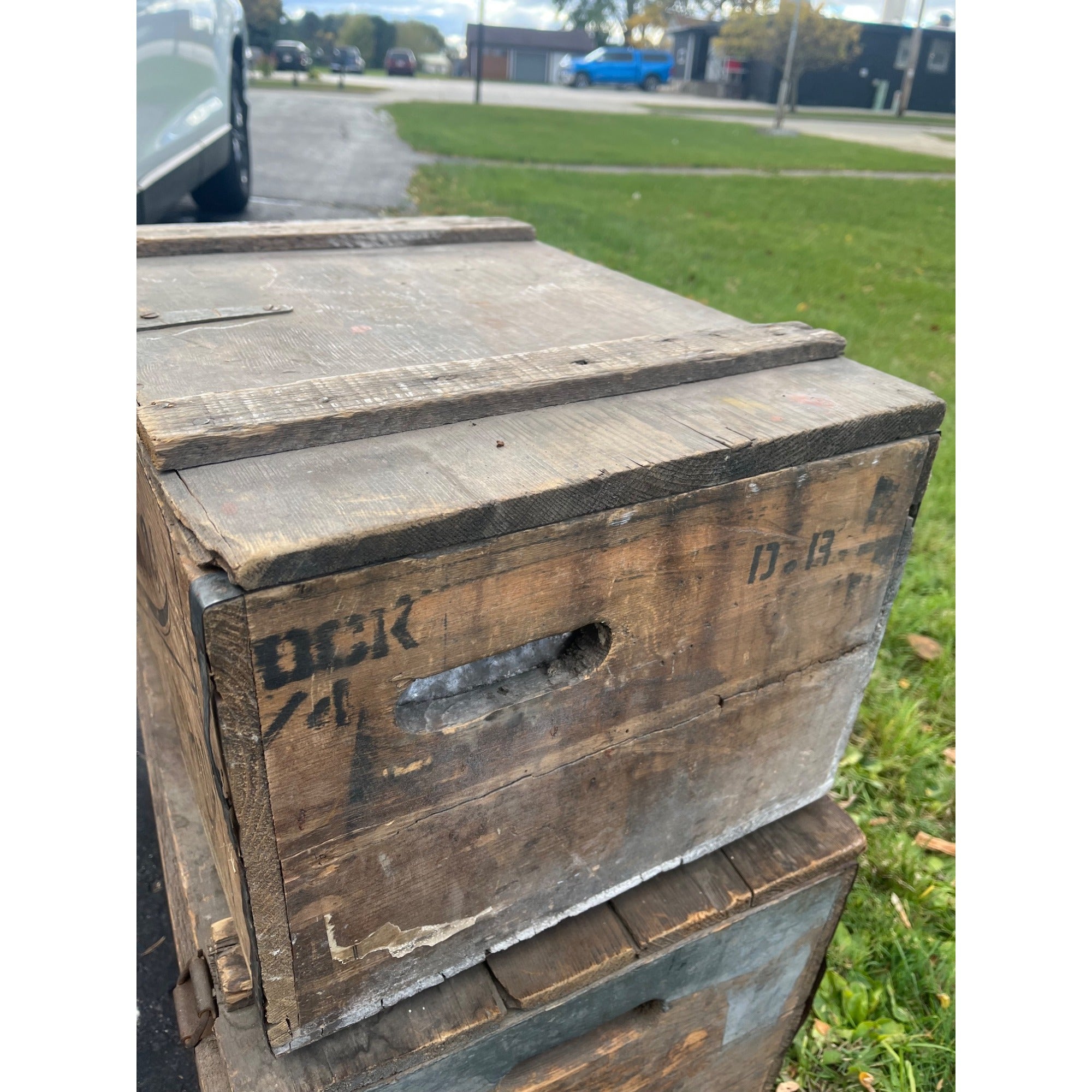 Vintage Theo Hamm Brewing Co. St Paul Wooden Crate Bottle Case Hamm's Beer